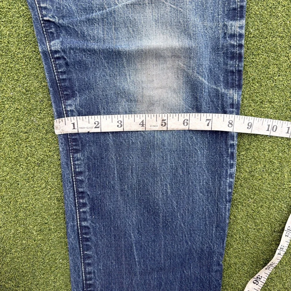 Simon Miller Jeans Mens 34x34 Blue Selvedge Gunnison 001 Narrow Made in USA
